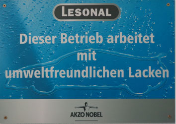 Dieser Betrieb arbeitet mit umweltfreundlichen Lacken – Lesonal